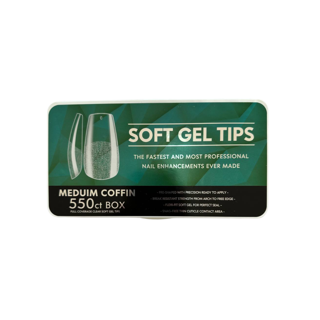 SOFT GEL NAIL TIPS 550 CT BOX