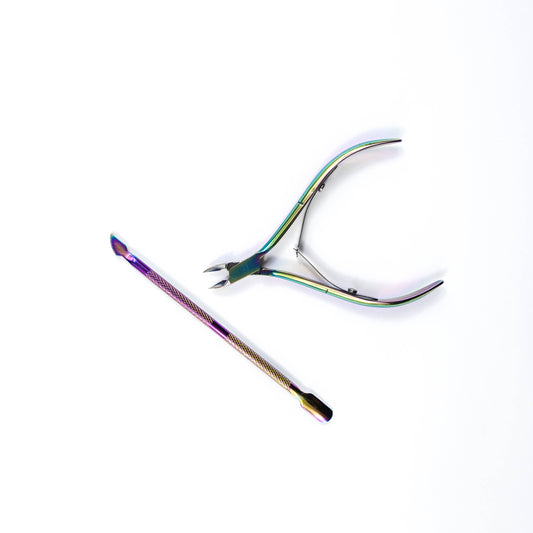 CUTICLE CUTTER & PUSHER SET