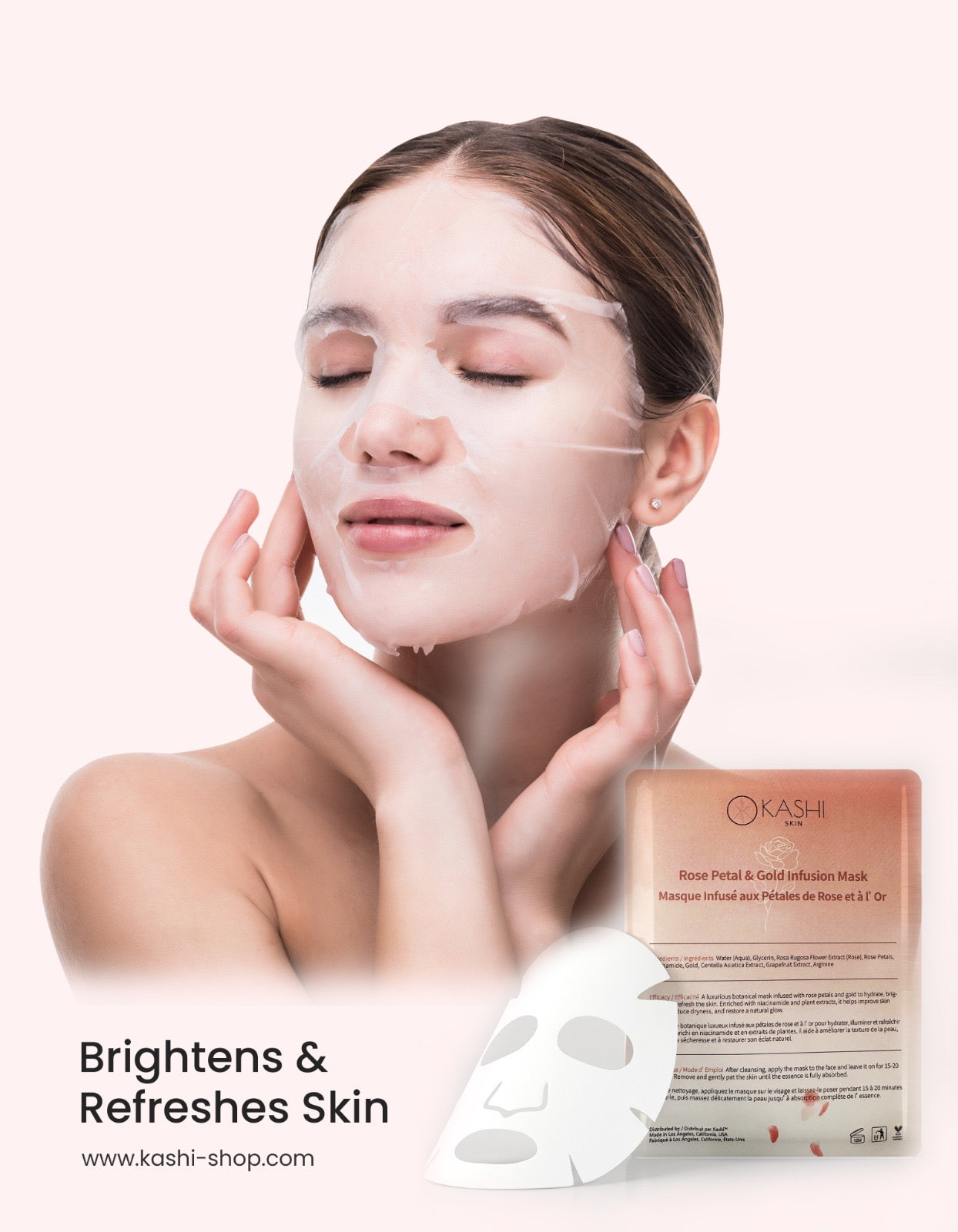 Rose Petal & Gold Infusion Collagen Sheet Mask