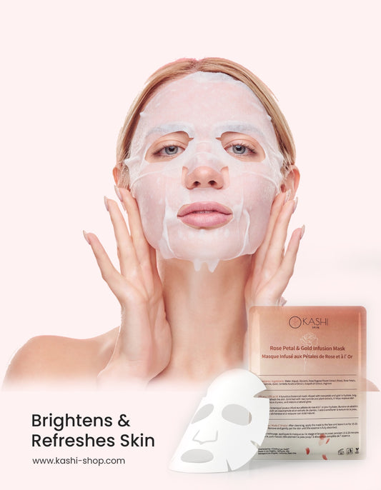 Rose Petal & Gold Infusion Collagen Sheet Mask