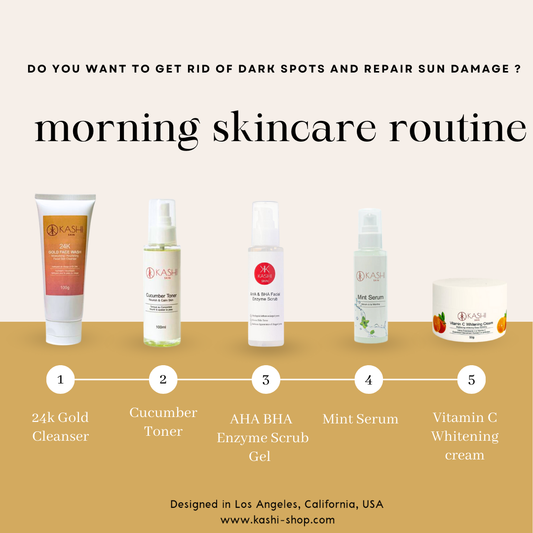 5 in 1 Morning Glow Skincare Routine