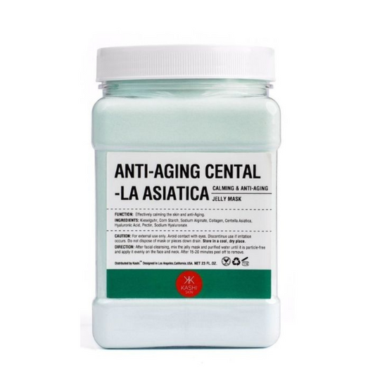 KASHI ™ SKIN ANTI AGING CENTAL- LA ASIATICA PEEL OFF HYDROJELLY MASK JAR
