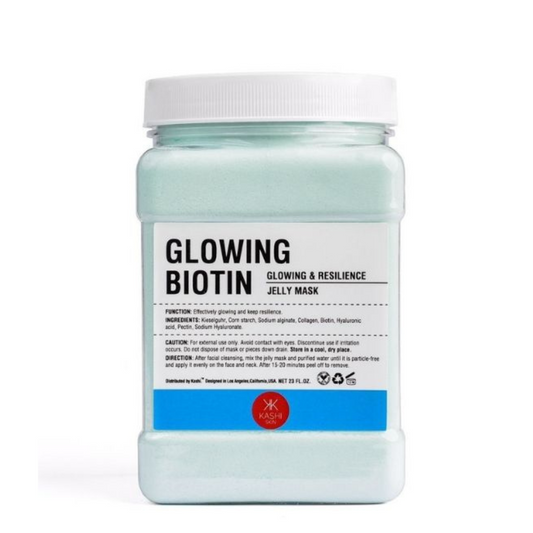 KASHI ™ SKIN GLOWING BIOTIN HYDROJELLY PEEL OFF MASK JAR - GLOWING AND RESILIENCE