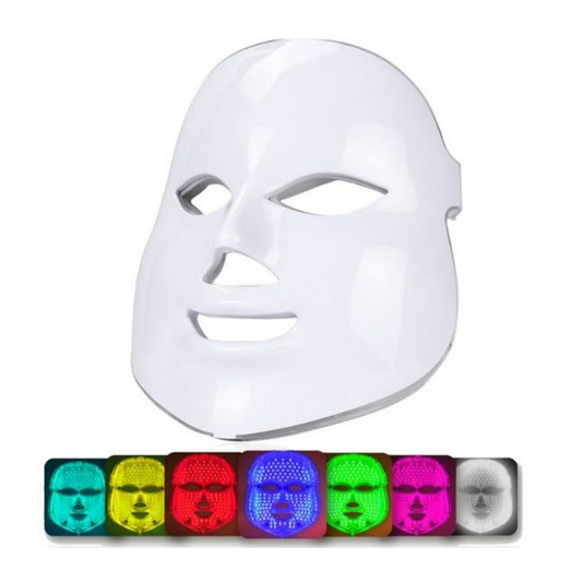Led Face Mask, 7 Colors Led Light Photon Therapy Mask