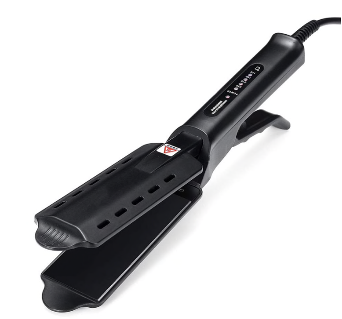 টাইটানিয়াম ক্রিস্টাল স্টিম ইন্টিগ্রেটেড হেয়ার স্ট্রেইটনার