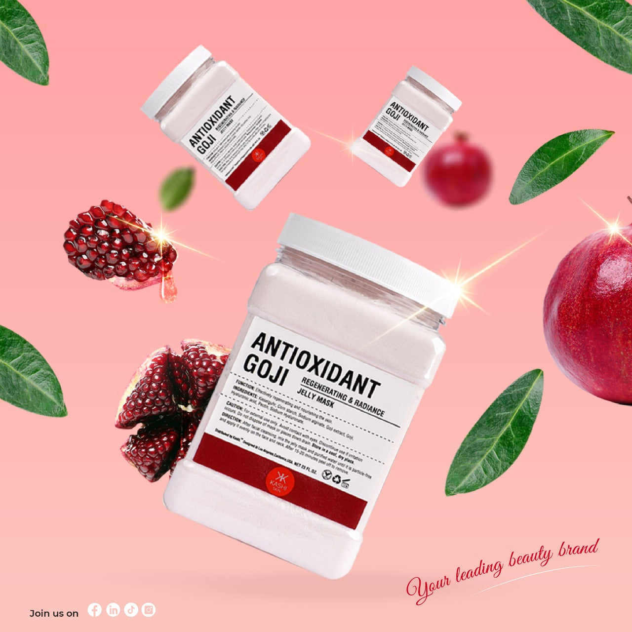 Kashi™ Skin Antioxidant Goji Hydrojelly Peel Off Mask Jar