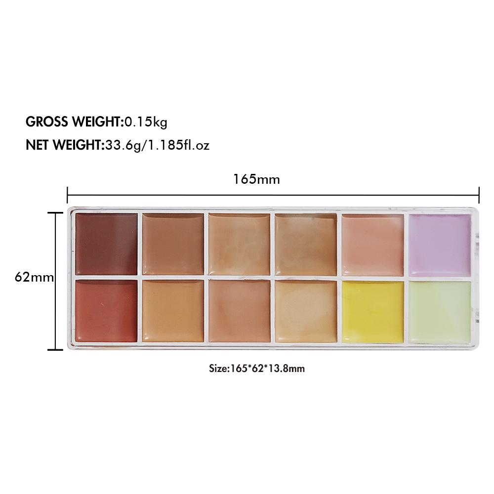 KASHI ™ KOSMETICS 12 Color Concealer Palette