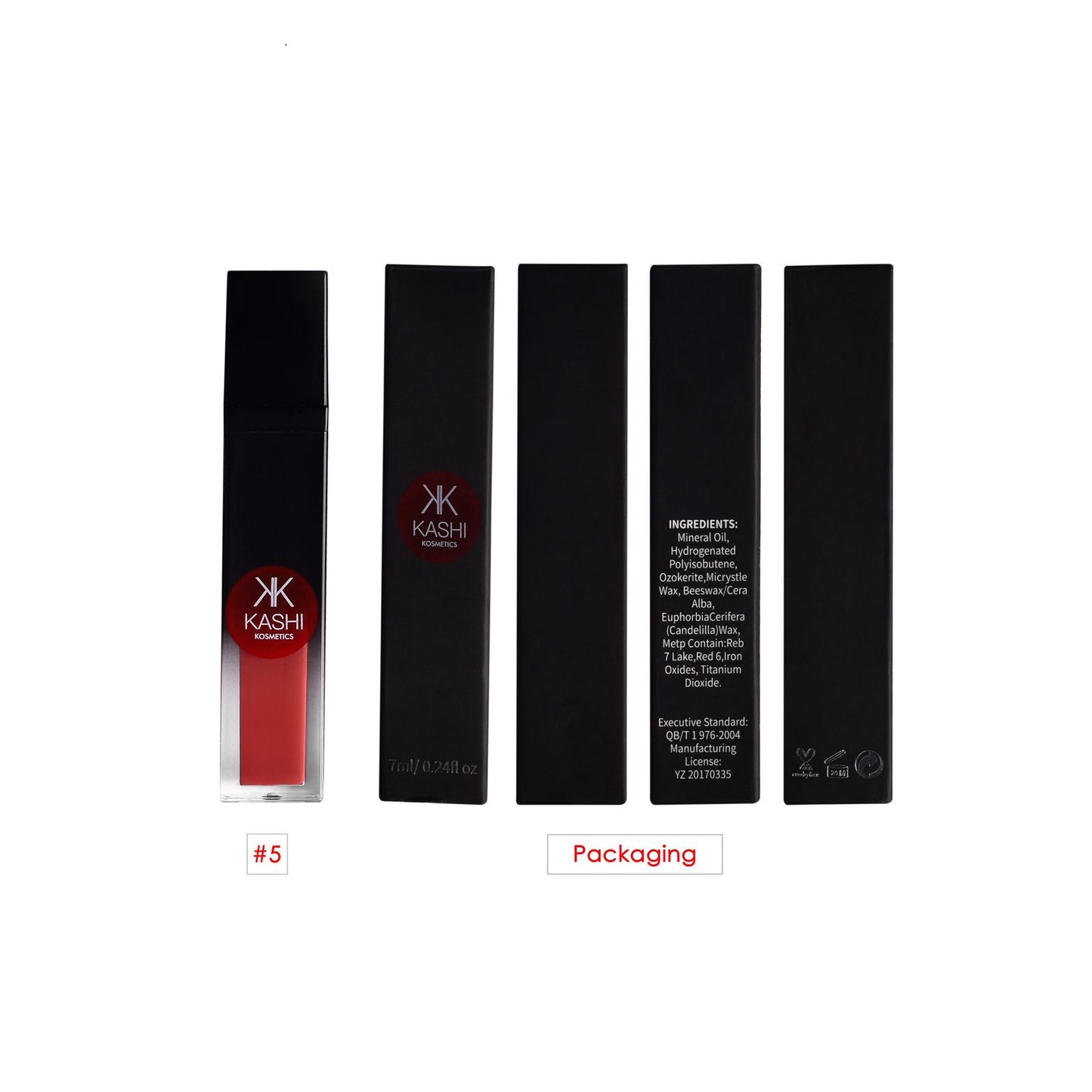 Kashi™ Kosmetics Long Lasting 18 hour Waterproof matte lipstick