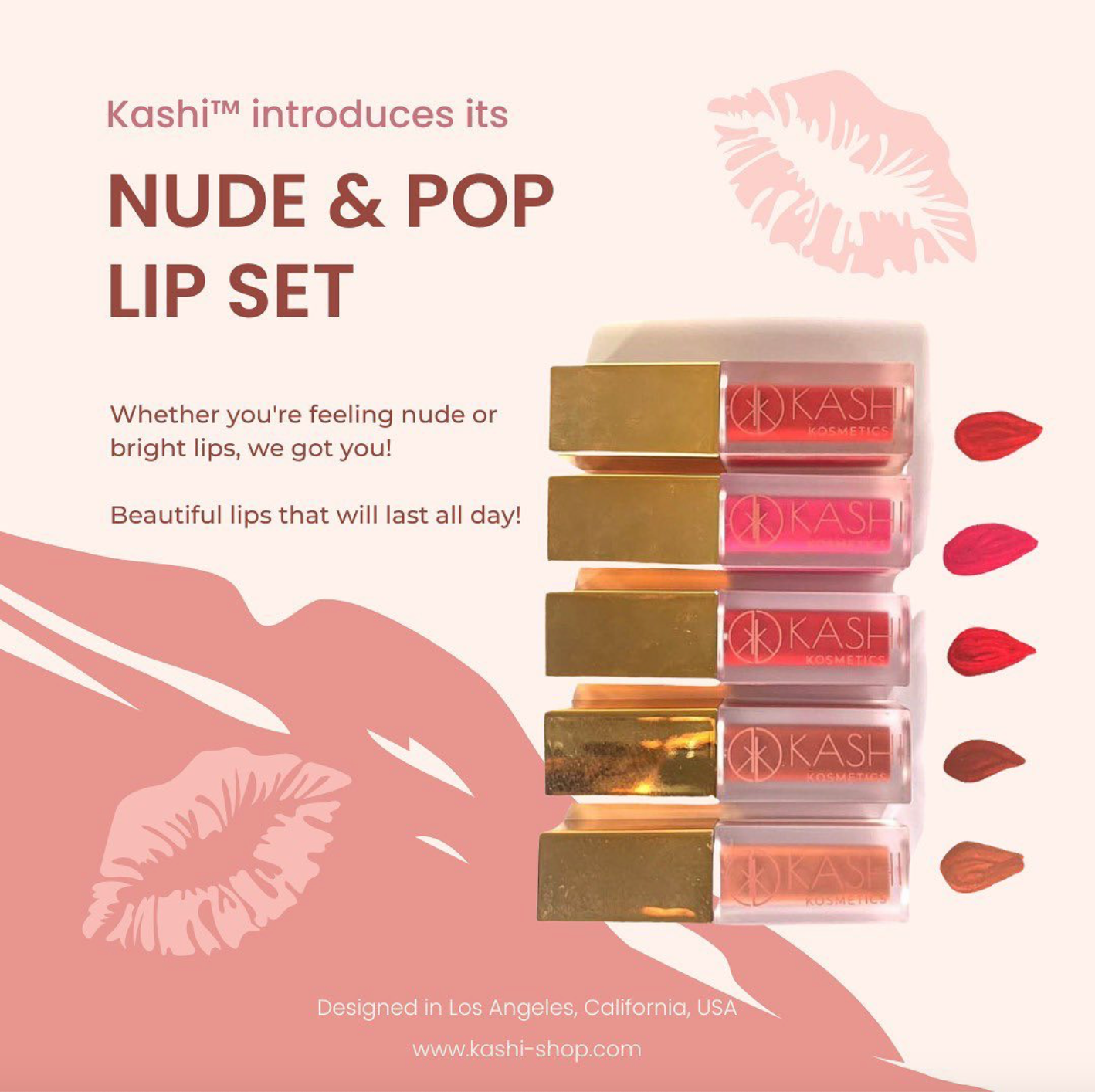Kashi™ Kosmetics Matte Lipstick